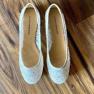 Lucky Brand croquet flats